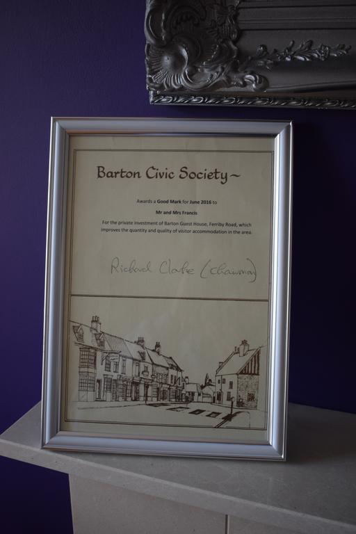 Barton Guest House Barton-upon-Humber Exterior foto